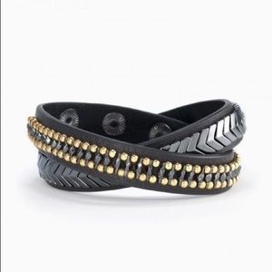 Stella & Dot Gilded Path Double Wrap bracelet
